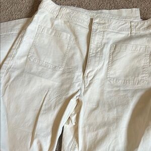 White Casual Pants